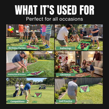 ⛳ Golf Pong Game Set – 20 Balls, Mat & Case, Indoor/Outdoor