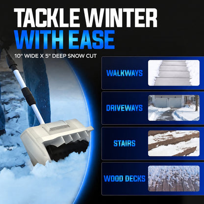 ❄️ Cordless Snow Shovel – Clear Snow Faster with Less Effort!