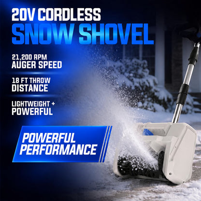 ❄️ Cordless Snow Shovel – Clear Snow Faster with Less Effort!