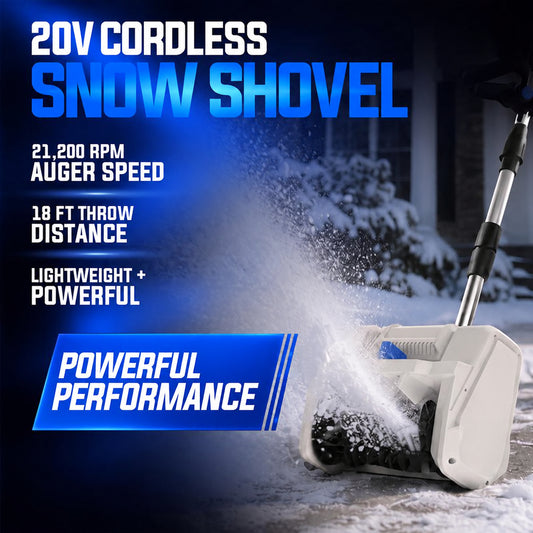 ❄️ Cordless Snow Shovel – Clear Snow Faster with Less Effort!